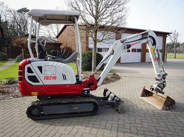 Minibagger Takeuchi TB 216 FSD Powertilt