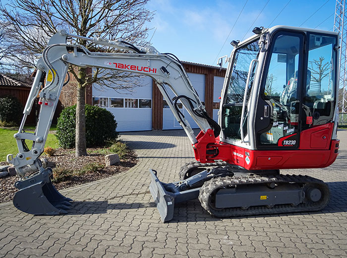 Minibagger Takeuchi TB 230 Powertilt